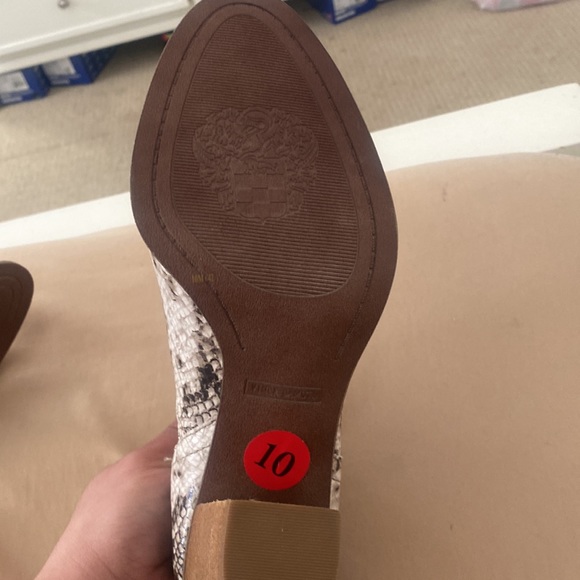 Vince Camuto Snakeskin Boots - Picture 3 of 4